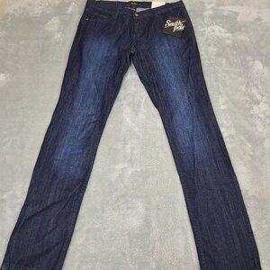 Southpole Women's Premium Denim Jeans Black Stretch Embellished‎ Size 9 NWT